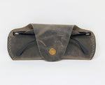 Load image into Gallery viewer, Soft Leather Glasses Case Slim Eyeglass Sleeve Case  Sunglass Case for Men and Women Retro Design Eyewear Case

