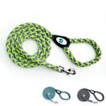 Load image into Gallery viewer, Reflective Dog Leash Heavy Duty and Durable 6 Ft Long Rope for Large and Medium Breeds Tangle Free Braided Leash with Comfortable Handle Neon Green