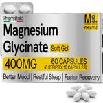 Load image into Gallery viewer, Magnesium Glycinate Softgels 400mg   Sleep Softgels for Kids &amp; Adults   Magnesium Glycinate High Absorption for Muscle Recovery Better Sleep &amp; Relaxation 60 Count Pineapple