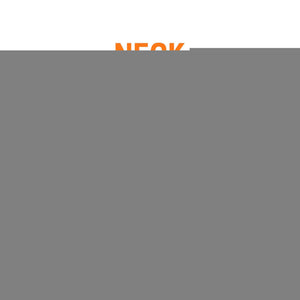 Reflective Dog Collar L Size Fluorescent Blaze Orange with Adjustable Fastener