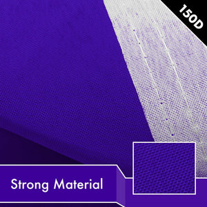 Solid Violet Color Flag 3x5 Ft 10Pack Printed 150D Polyester By G128
