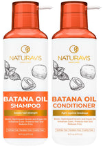 Load image into Gallery viewer, Batana Oil Shampoo and Conditioner Set 16 Fl Oz Set of 2 Sulfate Free Volumizing Formula for Fine Hair Thickening Salon Quality Paraben Free Blend for Thin Hair For Women and Men