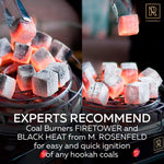 Load image into Gallery viewer, New 26 mm Hookah Charcoal Hookah Coals for Hookah Coconut – XL Pack 80 Count &amp; 1.2 KG (2.6 lbs) – Premium Quality – 100% Natural Coconut Hookah Charcoal Cubes – NOT Quick Light
