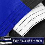 Load image into Gallery viewer, Thin Blue Line Flag 3x5 Ft 5Pack Printed Polyester By G128