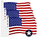 Load image into Gallery viewer, USA American Flag 10x15FT 3Pack Embroidered Polyester By G128
