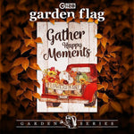 Load image into Gallery viewer, G128 Garden Flag Gather Happy Moments Flower Truck  12x18 Inch  Printed Blockout Polyester  Fall Decoration