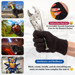 Load image into Gallery viewer, ABC PACK &amp; SUPPLY Brown Jersey Gloves for Men and Women. Brown Jersey Work Gloves. Polyester and Cotton Garden Gloves