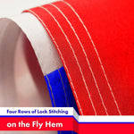 Load image into Gallery viewer, G128 Combo Pack: American USA Flag 3x5 Ft &amp; Slovenia Flag 3x5 Ft, Both Printed 150D Polyester, Indoor/Outdoor, Brass Grommets