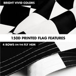Load image into Gallery viewer, G128 Combo Pack: 6 Ft Tangle Free Spinning Flagpole (Silver) &amp; Checkered Flag Flag 3x5 Ft Printed 150D Polyester, Brass Grommets (Flag Included) Aluminum Flag Pole