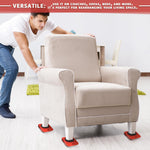 Load image into Gallery viewer, Furniture Moving Sliders Set Up to 220 lb Heavy Duty Moover Tool for Furnitures Non Scratching Design Smooth Glide Protects Floors Durable and Easy to Use for Home Office and Appliance Moving