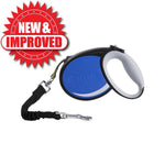 Load image into Gallery viewer, Smart Retractable Leash M – Blue, 14ft, Up to 40lbs / 18kg, with Safety Features for Every Walk

