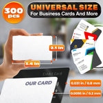 Load image into Gallery viewer, Pearl Color 300 Pcs Sublimation Blanks 3.4x 2.1 x 0.0095 inch Double Sided Sublimation Business Card Blanks for Printing of Logos Nameplates and Custom Gifts Ultra Thin Aluminum Alloy Cards