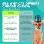 Load image into Gallery viewer, Cat Calming Treats  500 Crunchy Calming Cat Treats with Melatonin for Cats Valerian Root LTheanine Taurine &amp; Probiotics  Cat Vitamins and Supplements for Stress Anxiety Relief All Breeds