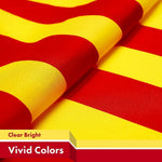 Load image into Gallery viewer, G128 5 Pack: South Vietnam South Vietnamese Flag  3x5 Ft  LiteWeave Pro Series Printed 150D Polyester  Historical Flag, Vibrant Colors, Brass Grommets, Thicker and More Durable Than 100D 75D Poly