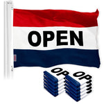 Load image into Gallery viewer, Open Sign Business Flag 3x5 Ft 10Pack Printed 150D Polyester By G128