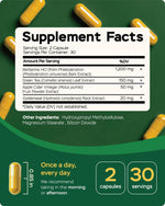 Load image into Gallery viewer, Berberine HCL 1200mg &amp; Japanese Green Tea Extract 150mg Supplement for Metabolic Support with Apple Cider Vinegar &amp; Goldenseal Body Composition Digestive &amp; Immune Support 60 Capsules