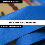 Load image into Gallery viewer, G128 Combo Pack: 6 Ft Tangle Free Aluminum Spinning Flagpole (Silver) &amp; Oklahoma OK State Flag 3x5 Ft, Double ToughWeave Series Double Sided Embroidered 210D Polyester  Pole with Flag Included