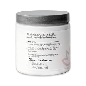 White Ginger Amber Scent Organic Whipped Body Butter Vegan 24 Hr Hydration 8 oz