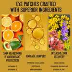 Load image into Gallery viewer, 50pcs 24k Gold Under Eye Patches for Dark Circles Puffy Eyes Wrinkles Collagen
