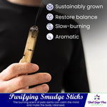 Load image into Gallery viewer, Premium Palo Santo Smudge Sticks from Peru (Net Weight 1 lb) 100% Natural Incense Hand Picked Ethically Sourced
