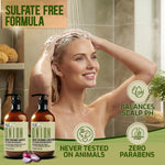 Load image into Gallery viewer, Onion Shampoo and Conditioner Set 16 Fl Oz Sulfate Free Thickening Formula for Men and Women Paraben Free Volumizing Set for Thin Fine Hair Volume Boosting Salon Professional Care Set of 2
