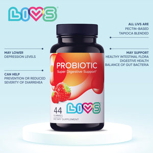 Probiotic Gummies for Women and Men 5 Billion CFUS Gummy Vitamin for Digestive