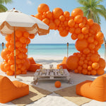 Load image into Gallery viewer, Balloon Garland Arch Kit 146 Pcs Orange Balloons for Baby Shower Birthday Gender Reveal Wedding Party DIY Kit
