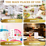Load image into Gallery viewer, Gold Table Numbers 1 30 for Wedding Reception Gold Foil Table Number Cards 4x6 Inch with Head &amp; Gift Table Restaurant Table Numbers Wedding Numbers for Tables Card Stock Wedding Table Numbers