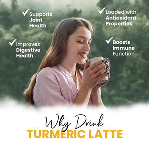 Zealthy Life Turmeric Latte USDA CERTIFIED ORGANIC GOLDEN MILK POWDER WITH CEYLON CINNAMON Non GMO Vegan Keto Gluten free Unsweetened (45 servings)
