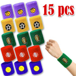 Load image into Gallery viewer, 210 Pcs Sports Party Favors for Kids with Golden Winner Awards Medals Wristbands
