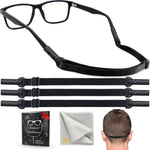 Load image into Gallery viewer, SIGONNA Glasses Strap Holder 3 Adjustable Eyeglasses Strap Lanyards No Tail Sunglasses Strap for Men Women Anti Slip Eye Glasses Holders Around Neck Head
