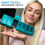 Load image into Gallery viewer, Extra Large Pill Organizer  XXL Pill Box 7 Day   Weekly Pill Organizer with AM PM Large Compartments Big Pill Case for Supplements Jumbo Pill Holder for Vitamins Huge Medicine Organizer 2 Times a Day