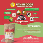 Load image into Gallery viewer, Dog Cranberry Supplement Natural Dog UTI Treatment &amp; Kidney Support for Dogs
