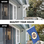 Load image into Gallery viewer, G128 Combo Pack: 6 Ft Tangle Free Spinning Flagpole (Silver) &amp; Minnesota Flag 3x5 Ft Printed 150D Polyester, Brass Grommets (Flag Included) Aluminum Flag Pole
