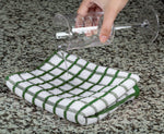 Load image into Gallery viewer, Premium Dish Towels for Kitchen with Hanging Loop [8 Pack] Heavy Duty Absorbent 100% Cotton 410 GSM Terry Kitchen Towels 16x26 (Green)
