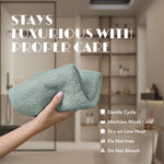 Load image into Gallery viewer, Green Washcloths Set for Body Face 12 Pack 12x12 Inch Towel Cotton Wash Cloths Bulk Spa Fingertip Wash Clothes Soft Absorbent Gym Towels