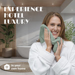 Load image into Gallery viewer, Green Washcloths Set for Body Face 12 Pack 12x12 Inch Towel Cotton Wash Cloths Bulk Spa Fingertip Wash Clothes Soft Absorbent Gym Towels