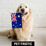 Load image into Gallery viewer, G128 12 Pack Handheld Australia Australian Stick Flags  12x18 In  Printed 150D Polyester, Country Flag, Solid Wooden Stick, Spear Gold Tip