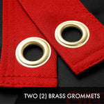 Load image into Gallery viewer, G128 5 Pack: Pirate Jolly Roger Red Head Scarf Flag  1x1.5 Ft  ToughWeave Series Embroidered 300D Polyester  Novelty Flag, Embroidered Design, Indoor/Outdoor, Brass Grommets