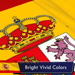 Load image into Gallery viewer, Spain Spanish Flag 3x5 Ft 3Pack Printed Polyester By G128
