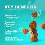 Load image into Gallery viewer, No Poo Chews for Dogs Coprophagia Deterrent Probiotics Gut Health