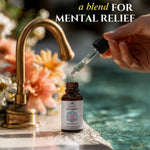 Load image into Gallery viewer, Anxiolytic Calming Essential Oil Blend for Relief &amp; Relaxation 0.34oz Bergamot Orange Ylang Ylang Frankincense Lemongrass in Castor Oil Navel Patch &amp; Skin Application Cold Pressed