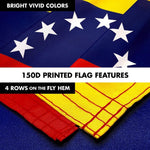 Load image into Gallery viewer, G128 Combo Pack: 6 Ft Tangle Free Spinning Flagpole (Black) &amp; Venezuela Flag 3x5 Ft Printed 150D Polyester, Brass Grommets (Flag Included) Aluminum Flag Pole