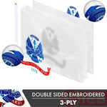 Load image into Gallery viewer, US Army Flag 3x5 Ft Double Double Sided Embroidered 210D Polyester Military

