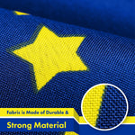 Load image into Gallery viewer, G128 2 Pack: Oregon OR State Flag  3x5 Ft  Double LiteWeave Pro Series Double Sided Printed 150D Polyester  Indoor/Outdoor, Brass Grommets, Thicker and More Durable Than 100D 75D Poly, 2ply