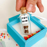 Load image into Gallery viewer, Kseniya Revta Gifts for Dad Personalized Present for Dads Birthday Classy Decorative Presents for Father Future Dad Gift (Brown Bear Papa Bear Message Bottle in Teal Gift Box)