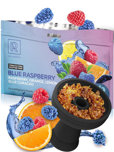 Shisha Hookah Flavors Nicotine Free Blue Raspberry Hookah Flavor Herbal 3.5 ounce 100 Gram Hookah Shisha Tobacco Free Hookah Tobacco & Nicotine Free Shisha Shisha Hookah Flavors (Pack of 1)