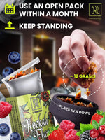 Load image into Gallery viewer, Hookah Flavor Wild Berry Herbal   1.75 oz (50 g) Hookah Shisha Tobacco Free Molasses Hookah Tobacco &amp; Nicotine Free Shisha with Real Organic Shisha Hookah Flavors Berry Mix