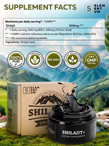 Shilajit Original Himalayan for Men 30g Premium Shilajit High Dose from