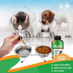Load image into Gallery viewer, Oral Flea &amp; Tick Prevention for Dogs and Cats Natural Flea Control and Medicine &amp; Treatment for Small and Large Dogs Multivitamin Drops Supplements for Pets Made in USA
